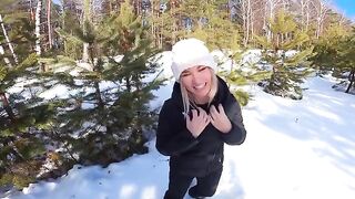 The lost tourist was found by a forester in the forest