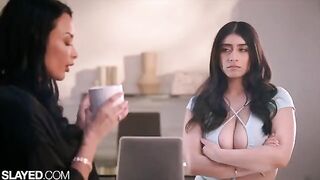 A sizzling lesson with the stunning teacher Anissa and her captivating student Violet