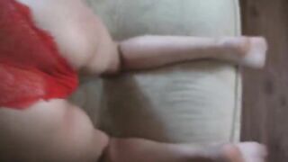 I love being spanked, it turns me on immediately. Watch!