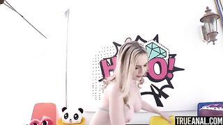 Rebel Rhyder gets her asshole gapped hard on TrueAnal