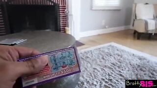 Stepbrother wants his step sister to suck his cock in this hot scene