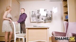 A hot mature woman saves her marriage through sex