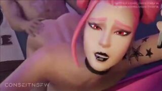 Hentai compilation with stunning 3D Fortnite Haze scenes