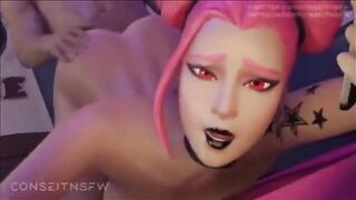 Hentai compilation with stunning 3D Fortnite Haze scenes