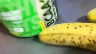 A stepson pulled a fast one on his stepmom in the kitchen