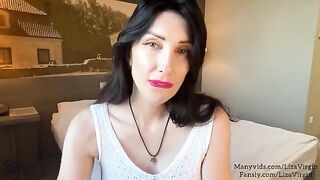 Hot MILF gave a deepthroat blowjob to her stepdaughter's boyfriend