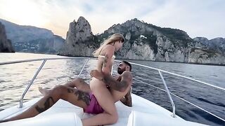 Date Night 08 - A thrilling boat ride with the captain and crew watching
