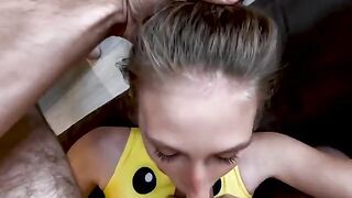 A cute girl has a rough sex with her boyfriend in this hot video