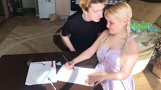 The student couldn't pass the subject, so she offered intimacy to the tutor
