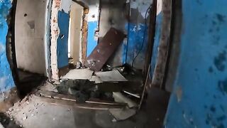 Exhibitionist girl gets fucked in a terrible house
