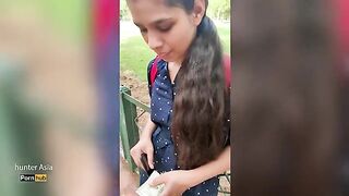 An Indian college girl agreed to sex for money in a hotel room