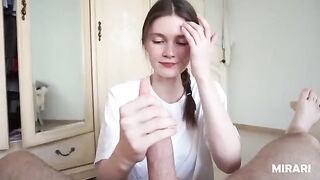 A cute college teen gets fucked hard and sucks his dick - MIRARI