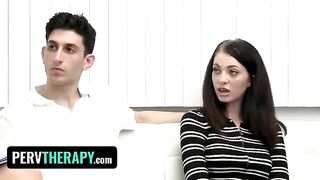 Doctor helps stepsiblings with their sex problems in a unique therapy session