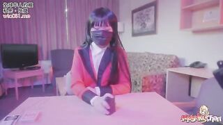 Yumeko Kakegurui lost a bet, fucked without panties or condoms