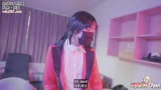 Yumeko Kakegurui lost a bet, fucked without panties or condoms
