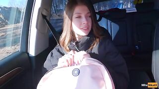 A pretty babe agreed to have sex for money with a stranger - Public Agent