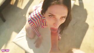 This girl wants to get creampied very badly, good for her