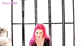 Pink-haired Argentine teen Emma Fiore strips and dances for you