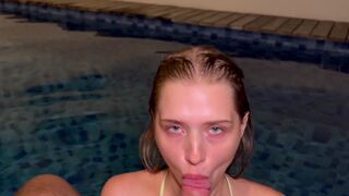 A girl from California likes to suck cocks and swim