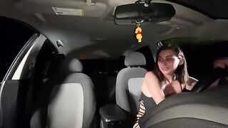 My friend came to console me in the car and things got hot