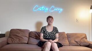 First porn audition for thick tatted girl with big boobs