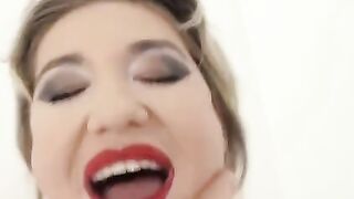 The hottest blonde Nympho is back, and this time, she can’t resist the heat!