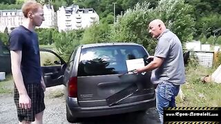 Outdoor sex with four people - that's some crazy fun!