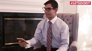 Gina Valentina cheats on her husband with a lawyer in a steamy scene