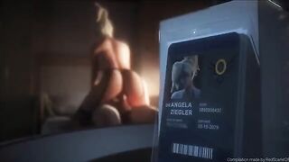 Overwatch Mercy animations with a hot compilation video