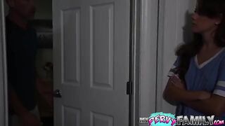Tight teen Selena Love gets her pussy filled by stepdad