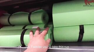 Can you help me choose a yoga mat for later intimacy?