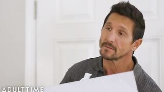 Savannah Sixx satisfies her stepdad with the hottest Nuru massage ever