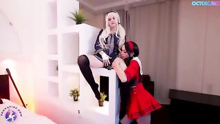 Cosplay girl Octokuro fucked by her horny doppelganger