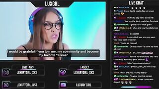 A streamer girl got fucked online by a huge dick in front of her followers