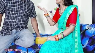 First night sex of newly married step-sister Priya in Hindi, she couldn’t stop squirting