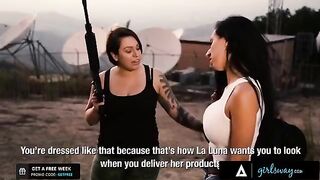 The Femdom Cartel Boss Luna Star teaches her two new whores how to behave