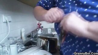 Older man fucked sexy mature with huge boobs and great skills