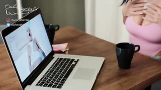 The stepmom filmed her sex with the guy and his wife in HD