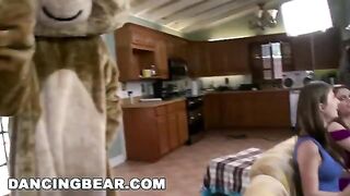A group of girls get wild and crazy in an intense orgy scene