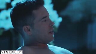 Concierge Vanessa steals hotel guest away from his GF in steamy Vixen encounter