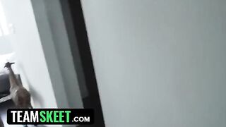 Curvy stepsis Daisy Stone enjoys riding a big cock