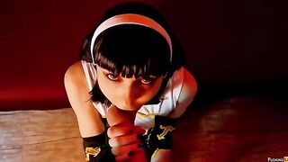 Nun came to pray for my soul on Halloween night, but we fucked