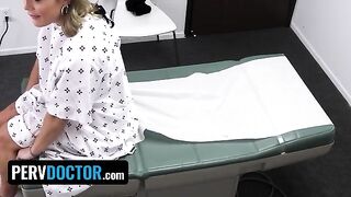 Doctor’s office roleplay with big-breasted patient Mimi Monet and a fat cock