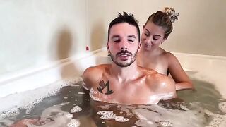 Skinny blonde teen Riley Reid gets fucked hard in Jacuzzi