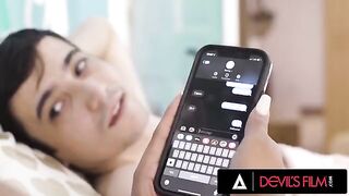 Unhappy Sophia Leone fucks a stranger right in front of her boyfriend