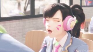The best 3D hentai videos based on popular game Overwatch