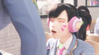 The best 3D hentai videos based on popular game Overwatch