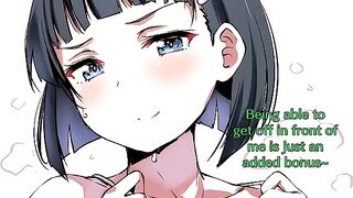 Sword Art Online Hentai: Suguha Kirigaya Joins You for a Hot Bath Scene