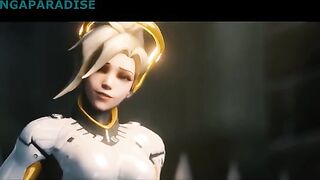The cutest Mercy anime compilation, showcasing the kind-hearted hero in action