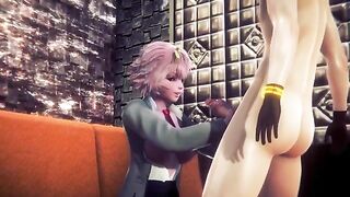 Mina Ashido gets her pussy stuffed with cock in a game